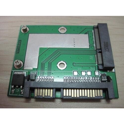 5cm Low Profile mSATA to SATA3 SATA 3 Adapter Converter Card For Laptop Notebook 2.5" SSD Internal