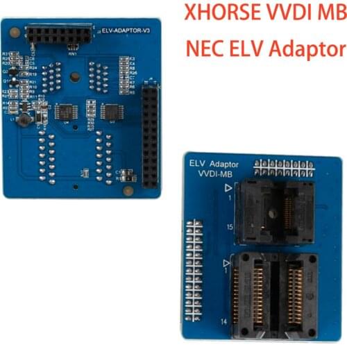 XHORSE VVDI MB NEC ELV Adaptor for VVDI MB BGA TooL VVDI Programmer VVDI Prog Auto Car Key Programmer