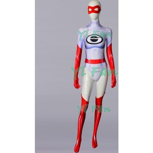 Hot Sale The Incredibles 2 Elastigirl Superhero Costume Spandex 3D Print Halloween Cosplay Zentai Suit Custom Made