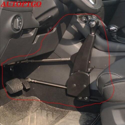 Auto Car Disabled Hand Driving Assist Device Accelerator Brake Driver Help For Handicap Driving By Hand Accessories Kit