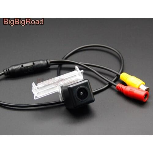 BigBigRoad Wireless Vehicle Rear View Backup Parking CCD Camera HD Color Image For Renault Koleos 2017 Night Vision Waterproof