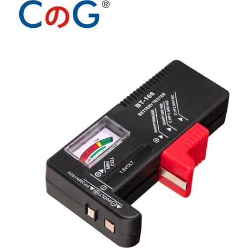 BT-168 168pro universal AA/AAA/C/D/9V/1.5v code table indicating battery power supply voltage tester inspection diagnostic tool