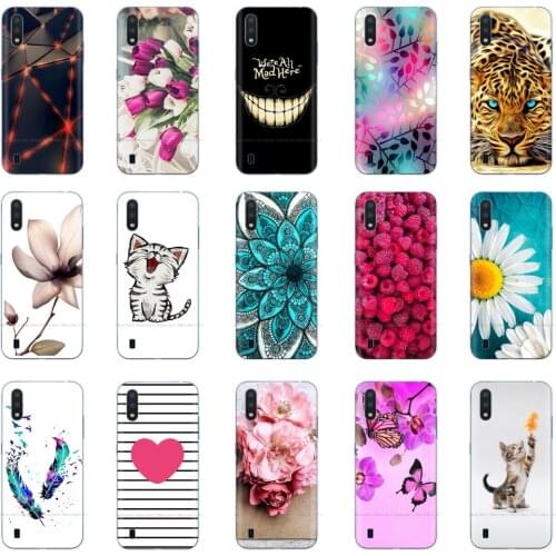 Case for Samsung A01 Case 5.7" Soft Silicon Back Cover Transparent Phone Case for Samsung Galaxy A01 GalaxyA01 A 01 A015 Case