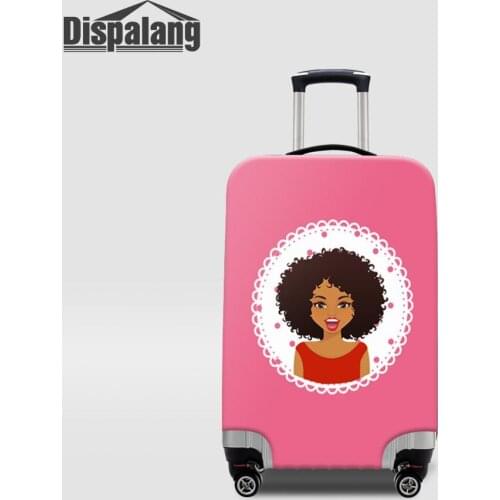 Dispalang African Women New Fashion Luggage Cover Thicker Elastic Case For Suitcase Dustproof Suitcase Cover For 18-32 Inch Case