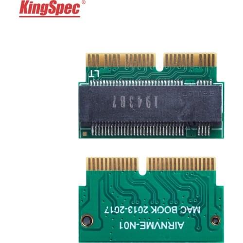 Kingspec NVME SSD Add On Card PCIe m. 2 Transfer For 2013 2014 2015 Macbook Air Macbook Pro SSD Transfer Card For Laptop Netbook