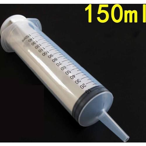Cat Feeding Accessories 200ml/150ml Reusable Big Large Hydroponics Plastic Pets Nutrient Sterile Health Measuring Syringe Tools