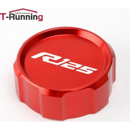 Logo R125 Rear Brake Fluid Reservoir Cap Oil Tank Cover For YAMAHA YZFR125 YZF R125 2014 2015 2016 2017 Motorcycle Accessories