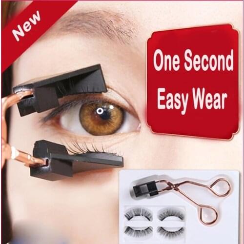 Reusable 8d Quantum Magnetic Eyelashe Eye Lashes Extension Curler Clip Soft Magnetic False Eyelashes Set Long Lasting