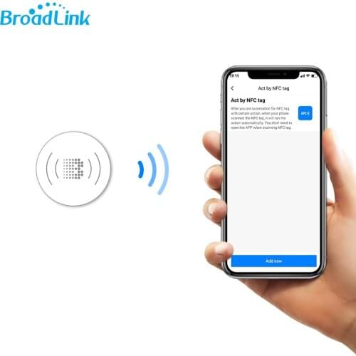 BroadLink NFC Tags NXP NTAG215 Waterproof NFC Tag Sticker, Trigger Home Automation Devices and Scenes