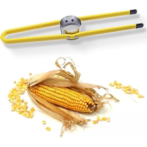 Manual Corn Slicer Thresher Cob Cutter Strip Remover Kitchen Tool Stainless Steel Easy Operation Adjustable kitchen Gadgets
