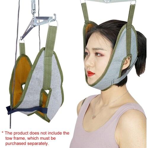 Cervical Traction Belt Neck Stretcher Band Vertebrae Recovery Health Care Neck Stretch Fixing Straps Head Massager For Adult Kid