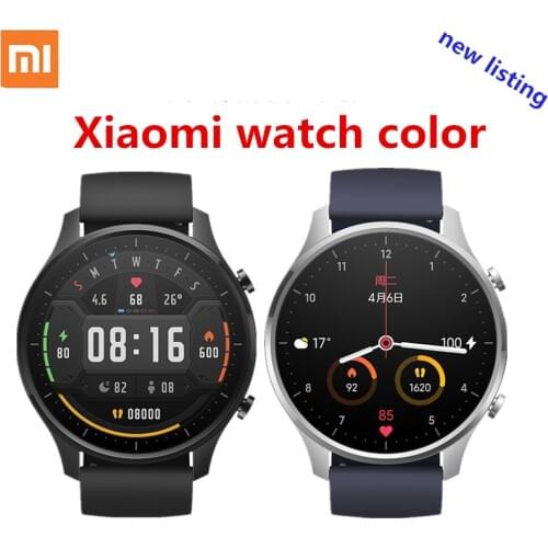 Stock Xiaomi Mi Smart Watch Color NFC 1.39' AMOLED Multi-dial Bracelet Long BatteryWristwatch Sport Fitness Heart Rate Mi Watch