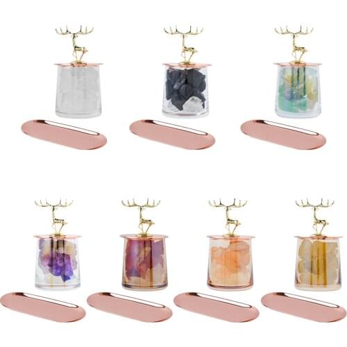 Crystal Stone Diffuser in Glass Aromatherapy Essential Oil Diffuser for Home