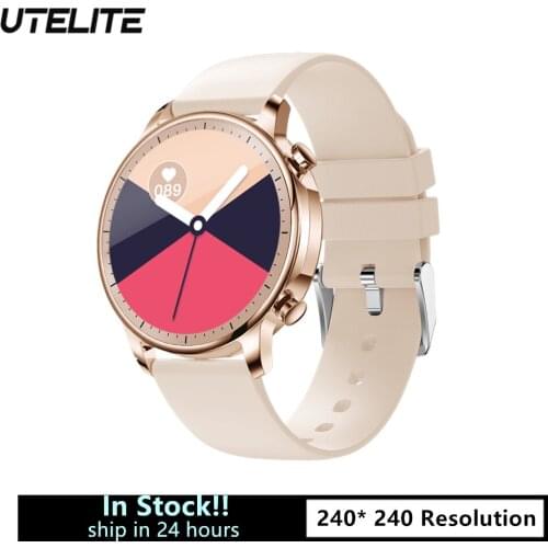 UTELITE V23 Smart Watch Heart Rate Women Watch IP67 Waterproof Bluetooth-compatible Camera Sport Men Smartwatch for Android ios