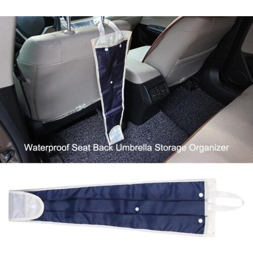 Stowing Tidying Waterproof Car Seat Back Umbrella Storage Bag Cover Organizer Holder Car Accessories