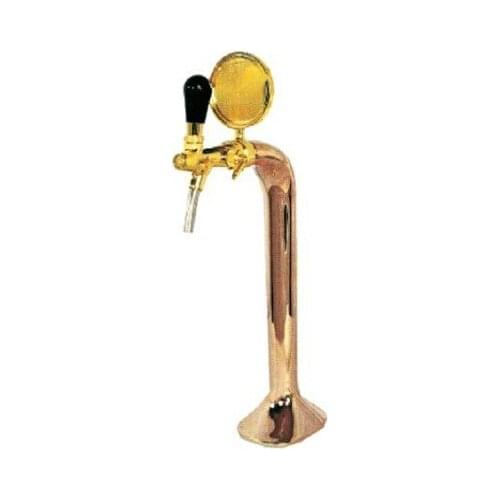 Hight quality Swan-neck design PVD plated one way beer dispenser set (factory outlet)