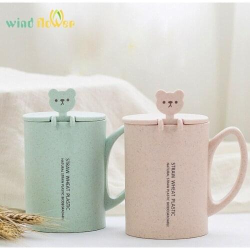 Wind Flower Mugs With A Spoon