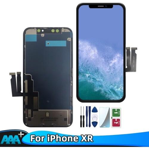 LCD For iPhone XR LCD AAA+ Quality Touch Screen Replacement parts For iPhone XR No Dead Pixel + gift+ Free Shipping