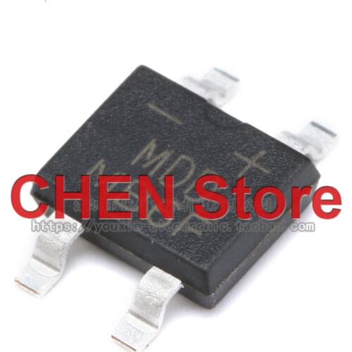 10pcs SMD MB6F 0.5/0.8A 600V rectifier bridge stack single-phase glass passivation rectifier
