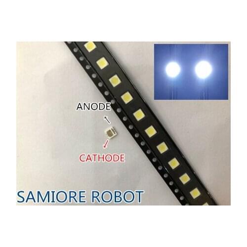 300pcs For SEOUL Original LED LCD TV Backlight Application LED 3535 Light Beads Cool white High Power 2W 6V