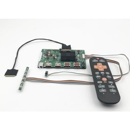 4k controller drive board support edp with HDMI-Compatible DP v-by-one connector suport 3840x2160 40 pin LCD screen B173ZAN01.1