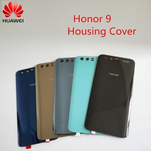 Huawei Honor 9 Glass Housing Battery Cover Rear Door Replacement Back Case For Huawei Honor9 With Logo & Adhesive Sticker