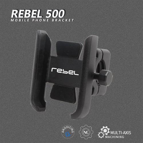 For Honda Rebel CMX 500 300 CMX300 CMX500 2017-2021 2020 Motorcycle Handle Bar Rear Mirror Mobile Phone Bracket GPS Stand Holder