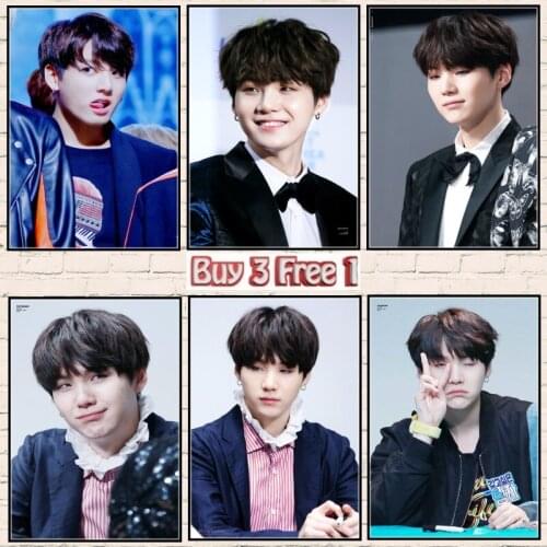 Korean K-POP Band Bangtan boys Poster New style latest poster decoration painting hd photo paper 2034