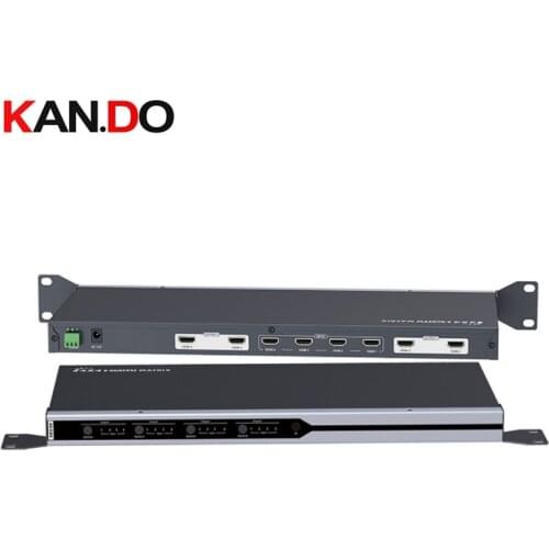 414 HDMI 3D 4 X 4 HDMI Matrix Switch 4 HDMI inputs and 4 HDMI outputs resolution supported is 4Kx2K @ 30Hz