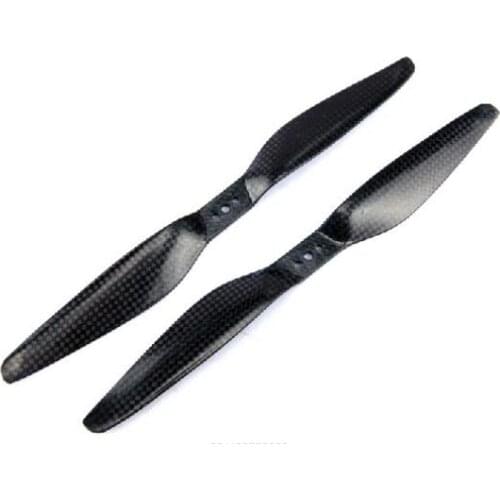 TOMO Series 22x 6.5 inch 3K Carbon High Efficiency Propeller Set (one CW, one CCW) for Multicopter