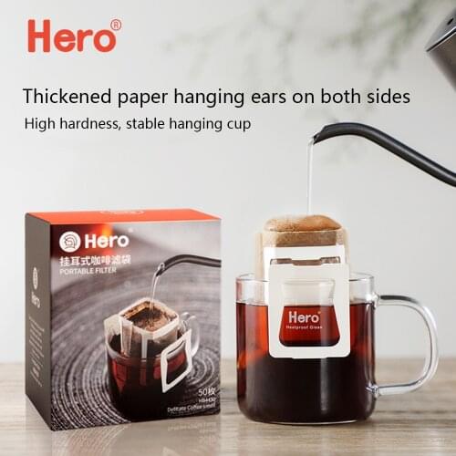 Hanging Ear Coffee Filter Papers Filter Paper Original Wood Drip Paper Coffee Drip Filters Espresso Brew Kitchen Accessorie Tool