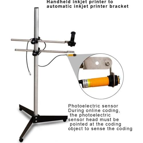 Portable inkjet Printer Holder QR Bar Batch Code Date Number Logo Expiry Date Mobile Hand Jet Handheld Inkjet Printer Stand