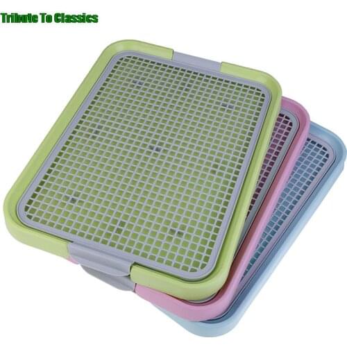 Portable Pet Dogs Toilet Potty Pet Dods Cats Litter Boxes Puppy Litter Tray Training Toilet Easy to Clean Pet Supplies