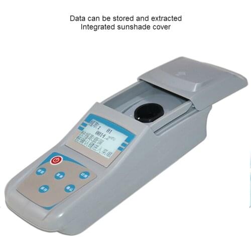 Portable Turbidimeter Microcomputer Scattered Light TurbidityMeter Intelligent Colorimeter Measure Range 0-1000NTU 0.1NTU ZD-20A