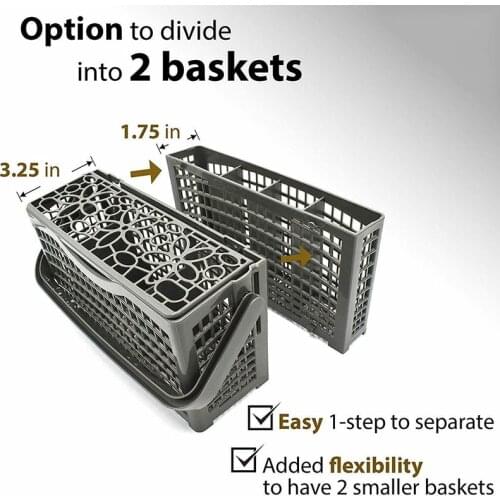 Dishwasher Silverware Basket Universal Clean Dirty Magnets Sign Utensil Cutlery Holder Home Accessories