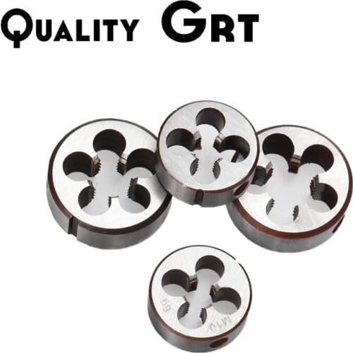 Q.Grt Free shopping Right Hand Round Thread Die CNC Alloy Tool Steel M3 M4 M5-M20 Machine Screw Die