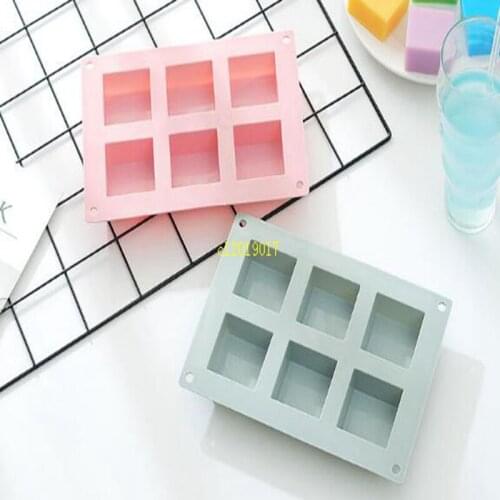 Silicone cake mold square brick 5*5*2.5cm hand-made soap cold soap mold