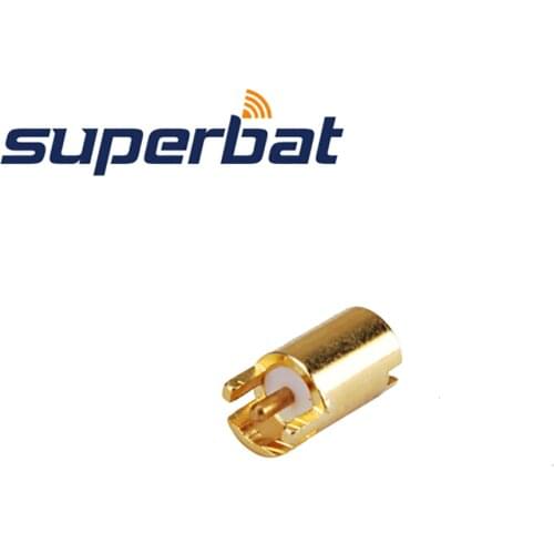 Superbat 10pcs MCX Crimp Edge Mount Jack Antenna RF Coaxial Connector