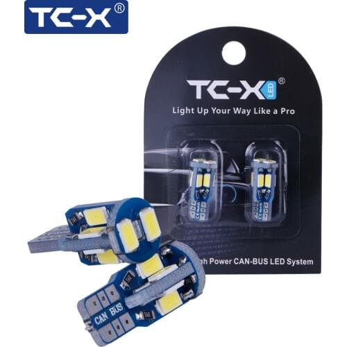 Светодиодные LED лампы W5W (W2.1x9.5d) TC-X China At AliExpress