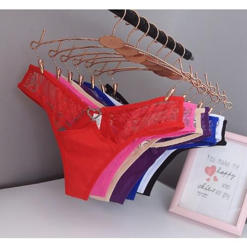 2020 Porno Women Sexy Panties G-strign Erotic Underwear For Ladies Sexy Lace High Elastic Ice Silk Knickers Underpants Langerie
