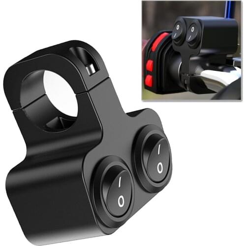 1pc 12V 7/8" Handlebar Control Switch Motorcycle Dual Control Headlight Double Flasher Speaker Switch replacement accessories