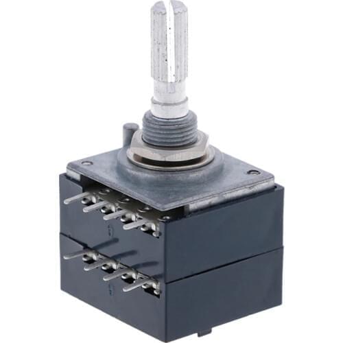 1Pc Potentiometer 250K Log Alps Audio Amp Volume Control Pot Stereo W Loudness