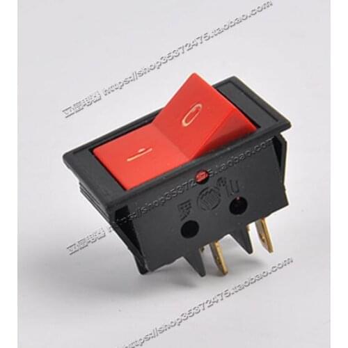 10pcs rocker switch self locking 250V 6A switch 4pin 2 gear HJ3-10/2 ON-OFF for power supply