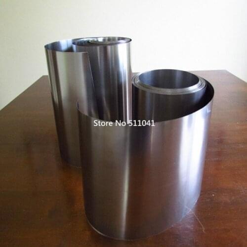 99.96% Pure Nickel Ni Metal Foil Thin Sheet 0.05mm x 100mm wholesale price 2.5kg