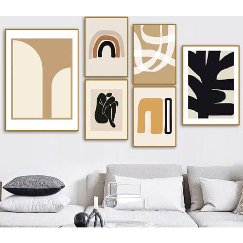 Abstract Lines Graphic Naked Girl Rainbow Nordic Posters And Prints Wall Art Canvas Painting Wall Pictures For Living Room Decor