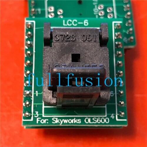LCC6-TO-DIP Programming Adapter LCC6P 1.27mm Pitch IC body size 6.22x4.32mm Loranger 03723-061-6217 Burn in socket