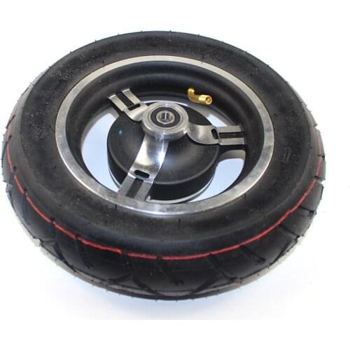 Electric Scooter Aluminium Hub 10x2.50 Inflation Wheel with Drum Brake 200x50 Tyre for Electric Scooter Parts