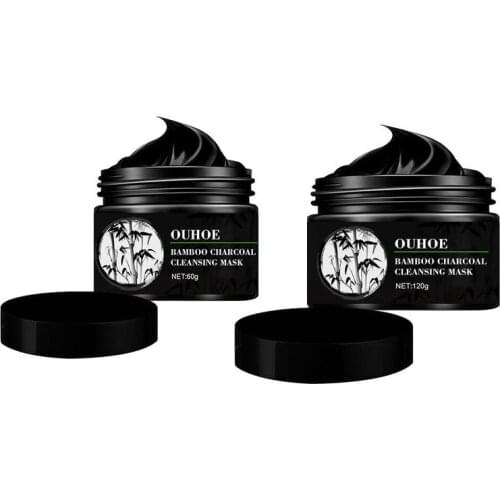 Bamboo charcoal blackhead remover cleans the torn skin and pulls black mask to clean blackheads and acne