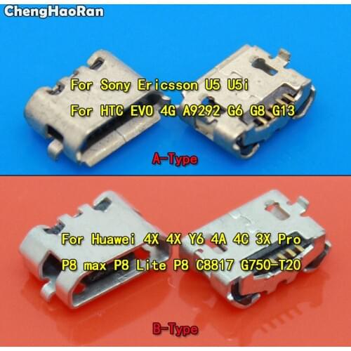 ChengHaoRan For Huawei 4X 4A P8 Max Lite 4C 3X Pro Micro USB Charging Port Connector Plug Jack Socket For HTC EVO 4G G6 G8 G13