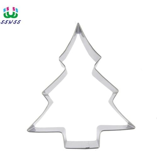 Christmas Cake Cookie Biscuit Baking Molds,Big Christmas Tree Shaped Cake Decorating Fondant Cutters Tools,Direct Selling